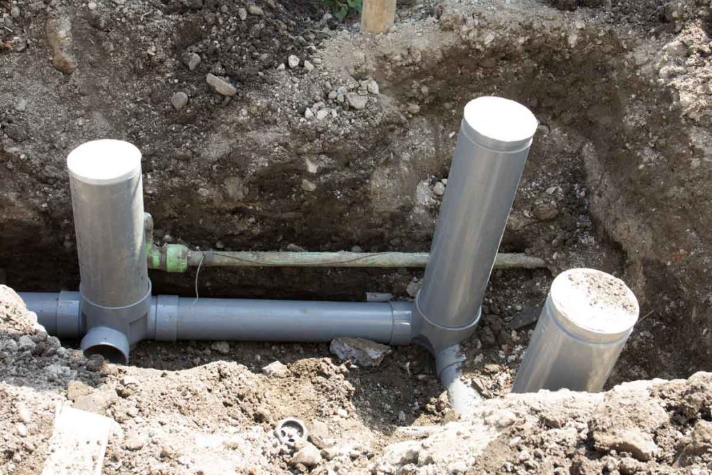 土間配管工事.1