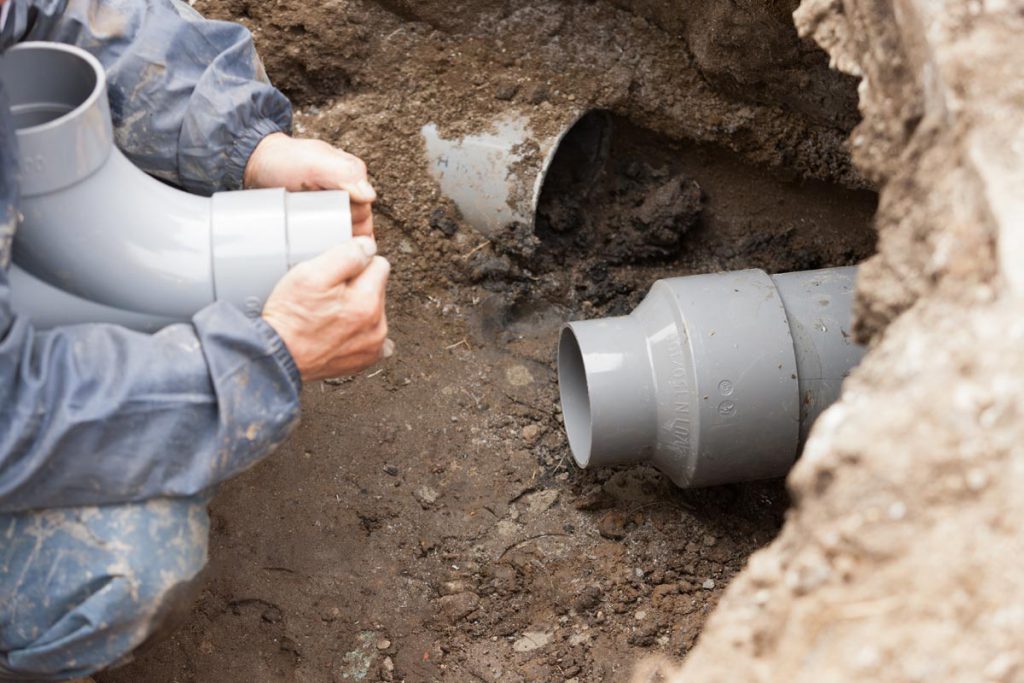 土間配管工事.2