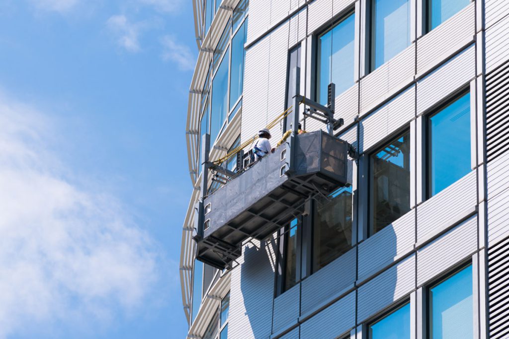 移動式ゴンドラの設置